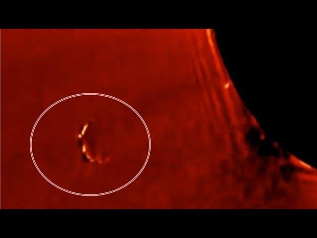 Giant UFO Hiding Near Our Sun, SOHO Video Confirms!