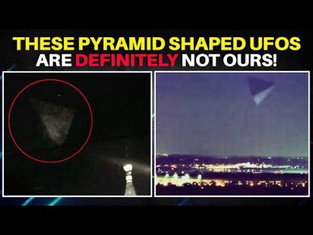 Gigantic Tetrahedron Shaped UFOs above Pentagon & Kremlin