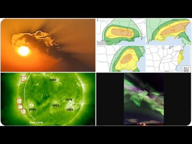 RED ALERT! Fire Wind Tornadoes Monday thru Thursday! Canyon of Fire! Phoenix Aurora & Volcano Dragon