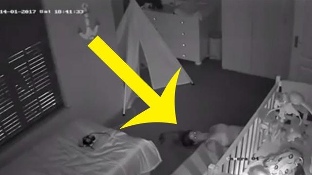 Dad Checking Home Security Footage Is Startled To Spot His Wife Lying On Baby’s Bedroom Floor