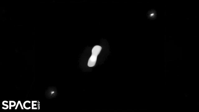 'Dog Bone' asteroid & its moons captured by Very Large Telescope