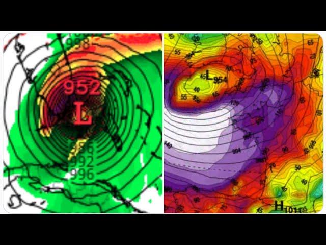 RED ALERT! Double Eurocane hit for UK & France? and. Hurricane Watch for USA!