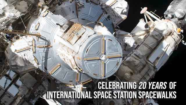 Celebrating 20 Years of International Space Station Spacewalks