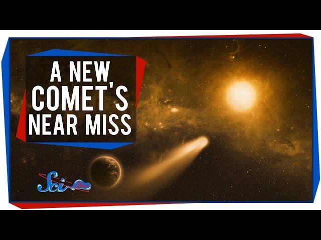 A New Comet's Very, Very Near Miss