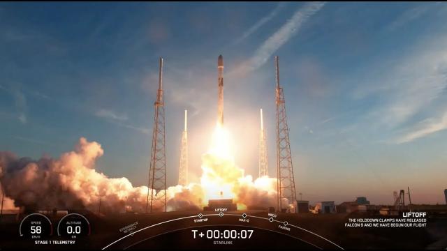 SpaceX launches 21 Starlink 'V2 mini' satellites, nails landing