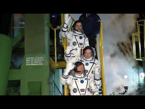 Expedition 43 Launches To ISS For A Yearlong Mission