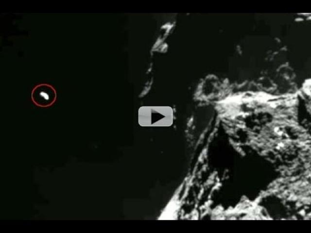 Watch Out. Rosetta Probe! Comet 67P Spewing Chunks! (of Ice) | Video