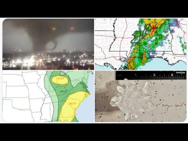 6.9 & 6.7 Earthquakes! Major Tornado hits New Orleans! Mexico Rockslide! Alabama Tornado Warnings!