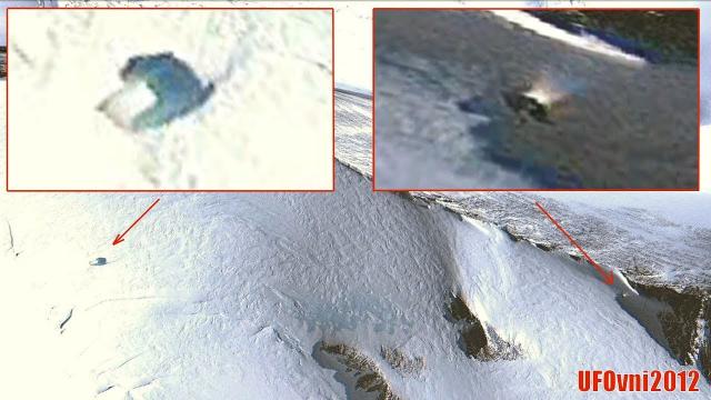 UFO Found ? A mysterious light emerges from Antarctica, what is its origin?