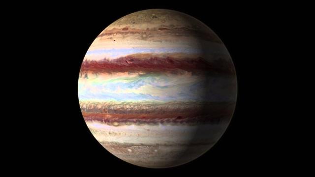 Moving features on Jupiter