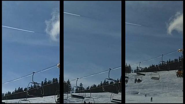 Huge Cigar Shaped UFO Spotted Over Snoqualmie Pass, Washington