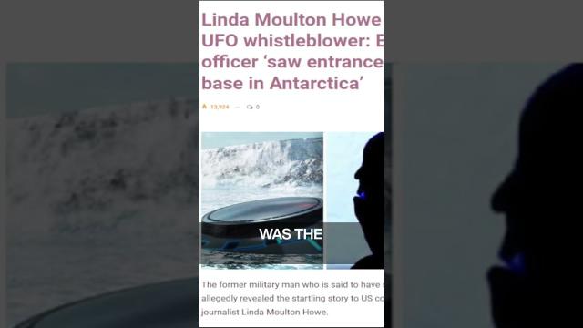 US Naval officer saw entrance to Alien base in Antarctica ???? #shorts