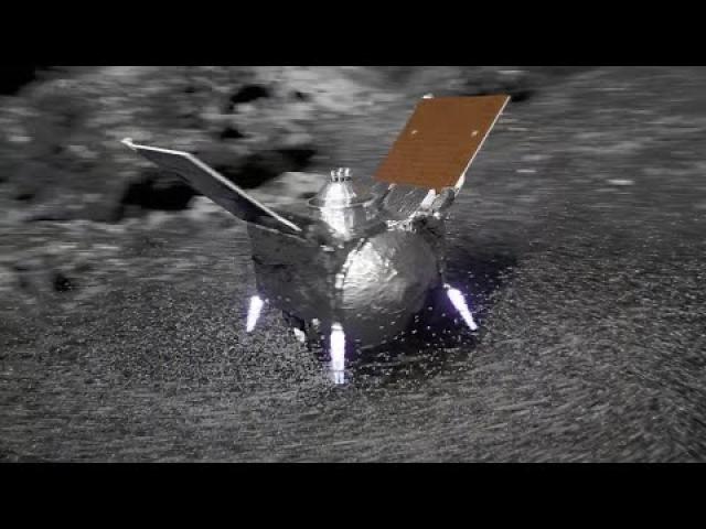 How deep did OSIRIS-REx spacecraft's arm 'plunge' into asteroid Bennu?