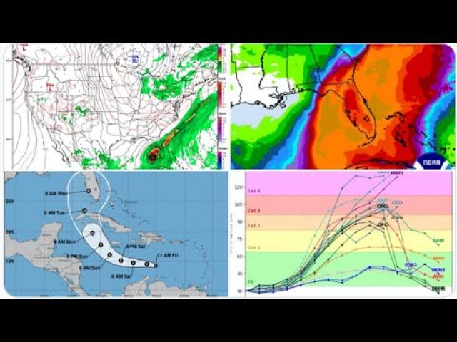 RED ALERT! Major Hurricane projected to hit Florida in 5 days!!!