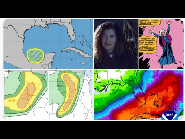 Cat 3 Hurricane Agatha to hit USA next 10 days? It's possible & very bad Severe Wx is on the way.