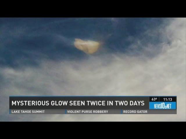 UFO over Sacramento 2 days running August 2014