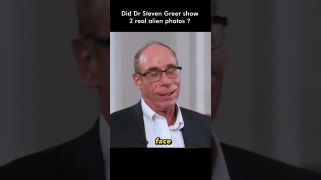 Did Dr Steven Greer show 2 real alien photos ??? ???? #shorts