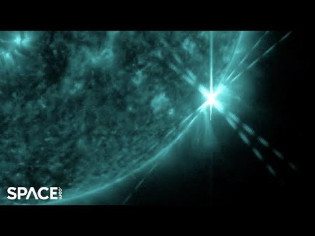Sun blasts powerful X2.2 and M flares, spits fire