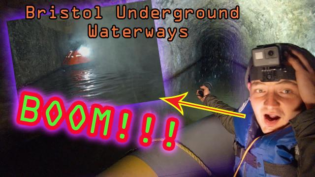 SNEAK INTO Bristol Underground Waterway Kraken BANGER in tunnel