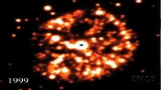 Blown-Up Star Seen Expanding - 58 Year Time-Lapse Video