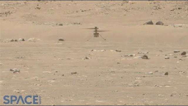 See Ingenuity's entire flight on Mars in Perseverance Mastcam-Z video