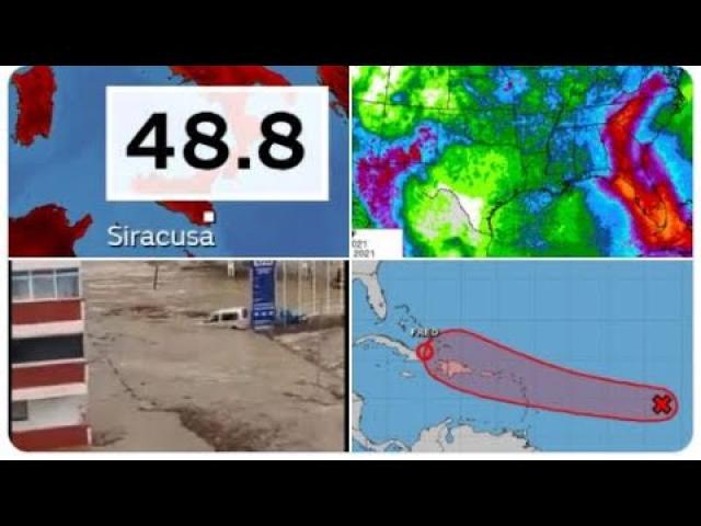 7.6 Earthquake Sandwich Islands! Catastrophic flooding in Turkey! Hottest Europe Temperature Ever?