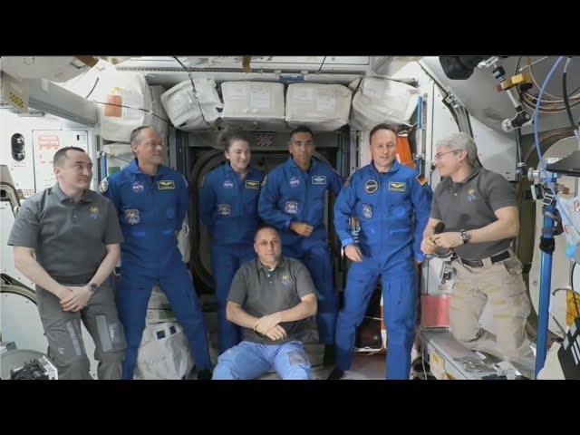 SpaceX Crew-3 astronauts welcomed aboard the space station