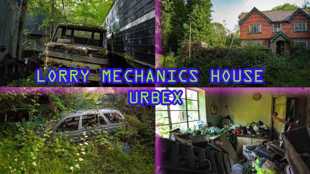 Lorry Mechanics House Urbex - SO MANY VEHICLES