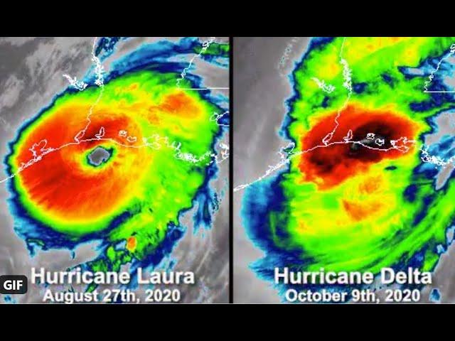 Hurricane Delta & the October Eris storm.