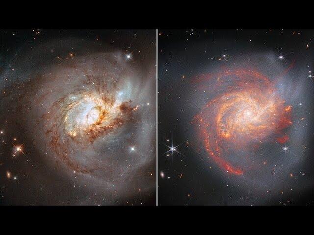 Hubble and Webb's Views of NGC 3256