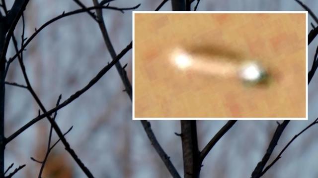 Was A Metallic UFO Seen Over Greensboro North Carolina?
