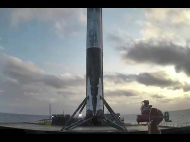 Touchdown! SpaceX’s 1st Reused Rocket Lands on Drone Ship | Video