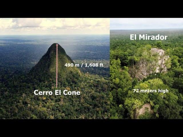 Is this strange Mountain actually a hidden Pyramid?