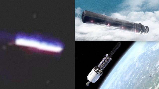 Cigar shaped UFO Filmed in India, February 2023, Starlink satellites ? ????