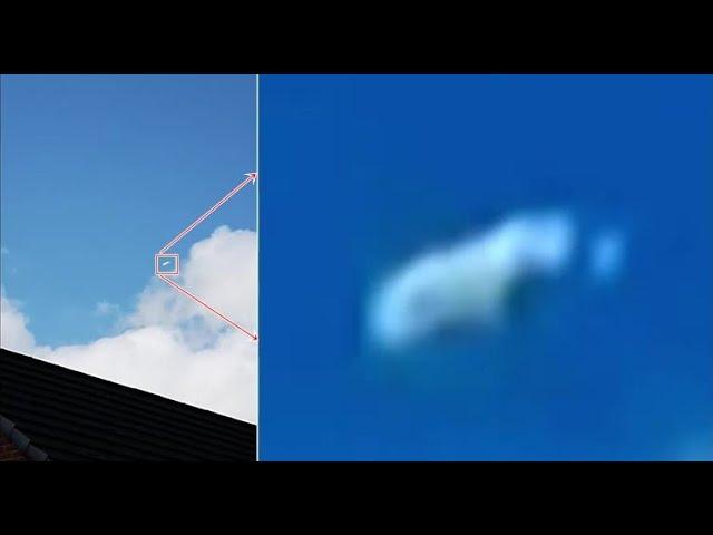 Cylindrical flying object caught on video in Walkden, Manchester, UK