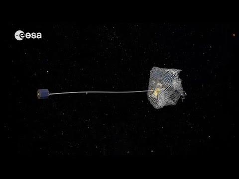 Un Filet Pour Capturer Les Satellites En Fin De Vie