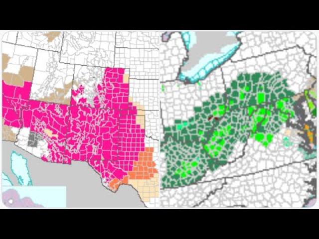 Flood Watch for DC & Surrounding Areas & Big Heat Advisory for parts of Texas tomorrow!