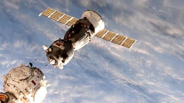 Crewed Soyuz spacecraft moved to new space station docking port