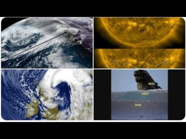 Weird & Nasty Storm Arwen hits Europe! More Atmospheric Rivers 4PNW! Solar Snake Filament! Clipper!