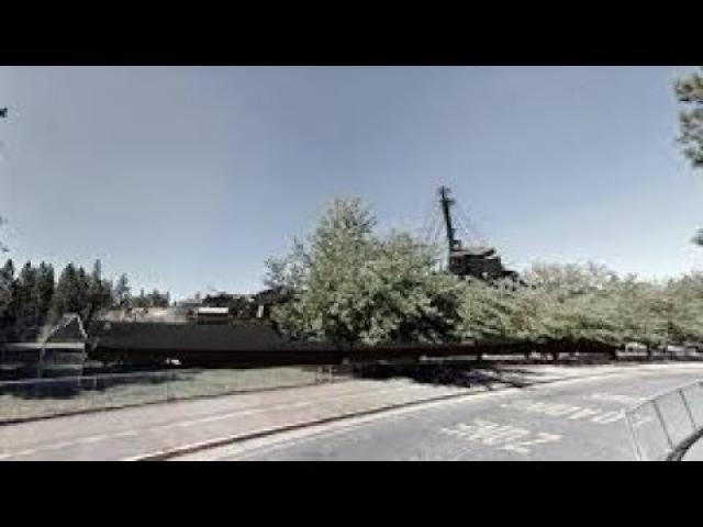 World War II Ship Mysteriously Appears in Local Schoolyard