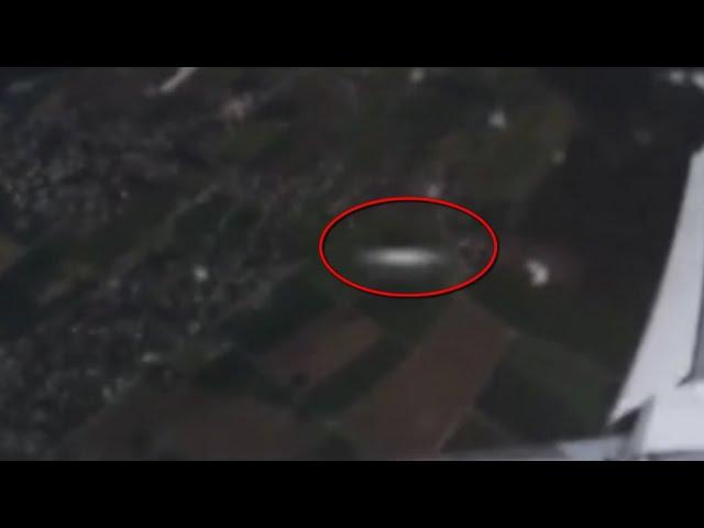 Near collision with UFO captured on camera
