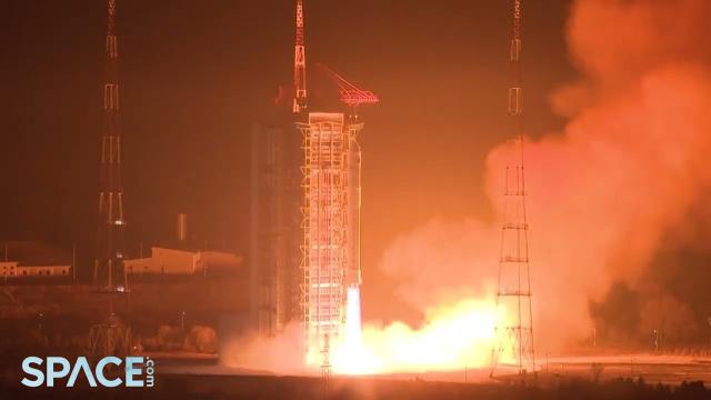 China’s Long March 2D launches Gaofen-5 01A satellite, rocket sheds tiles