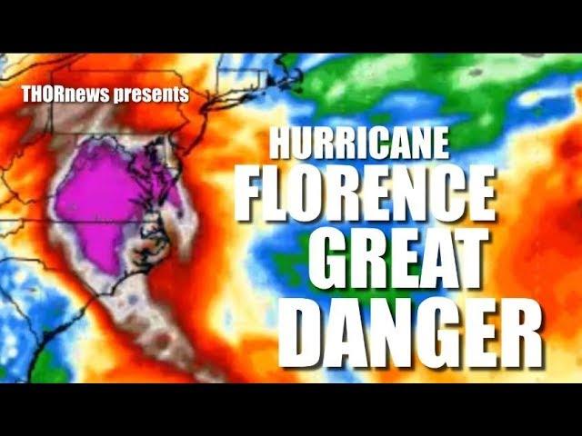 Hurricane Florence is an East Coast Storm that will be a MAJOR DISASTER