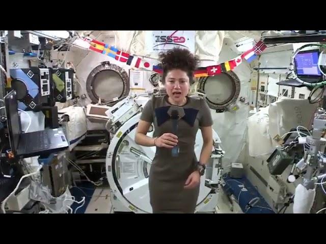 Astronaut Jessica Meir's International Woman's Day message from space