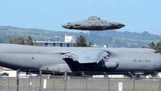 UFO Sightings Air force flying Saucer? Enhanced Close Up Video Stills!!!