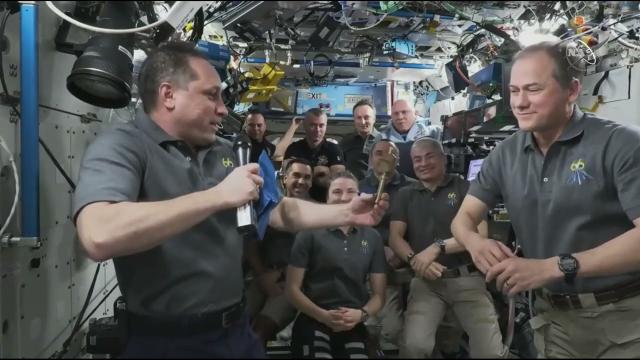 ‘Satellites tried to kill us!’ Cosmonaut talks adversity in space station key ceremony
