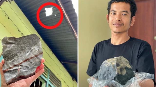 Man Becomes Overnight Millionaire After Meteorite Crashes Through His Roof