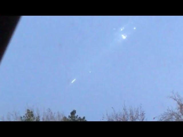 Shocking footage of UFOs Attacking each other over Nevada