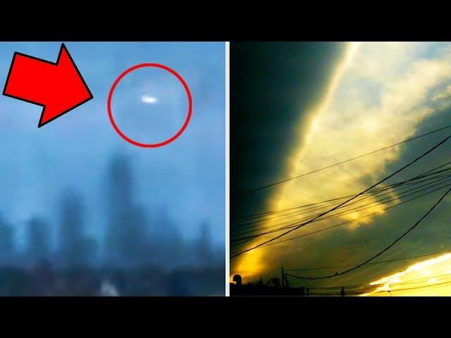 UFO NYC Skyline Confusion | Strange Sky Phenomena Blazing Up The World!