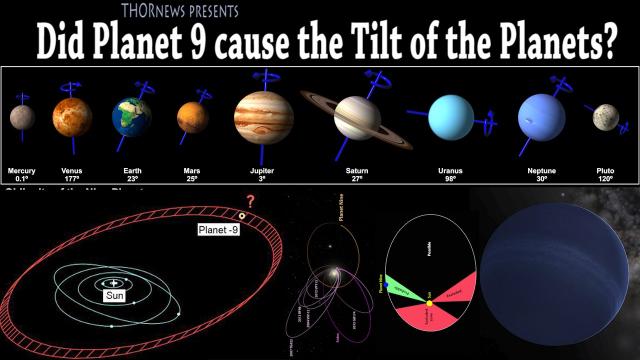 Did Planet 9 TILT the entire Solar System?